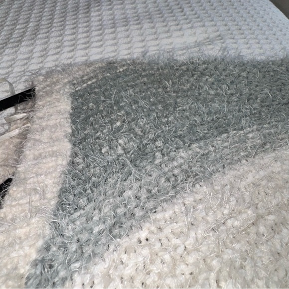 Alter’d State Strip Teal and Cream Sweater - Picture 8 of 9